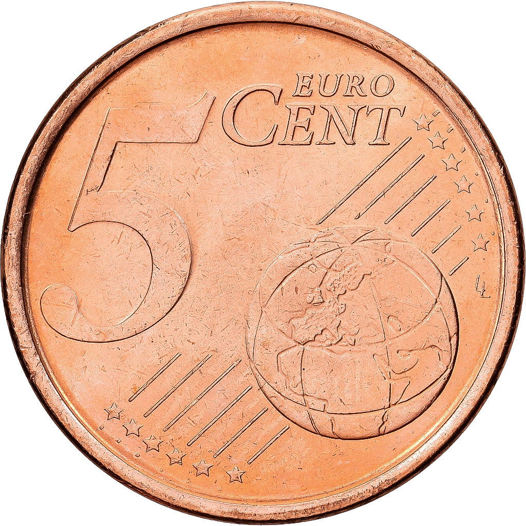 Spain, Juan Carlos I, 5 Euro Cent, 1999, Madrid, Copper Plated Steel, MS(60-62)