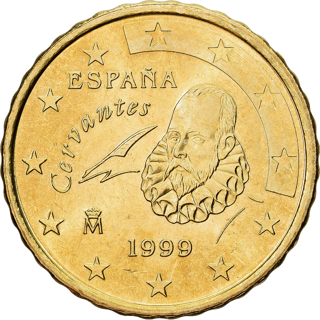 Espagne, Juan Carlos I, 10 Euro Cent, 1999, Madrid, Laiton, SUP+, KM:1043