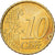 España, Juan Carlos I, 10 Euro Cent, 1999, Madrid, Latón, EBC+, KM:1043