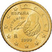 Spain, Juan Carlos I, 50 Euro Cent, 1999, Madrid, Brass, MS(60-62), KM:1045