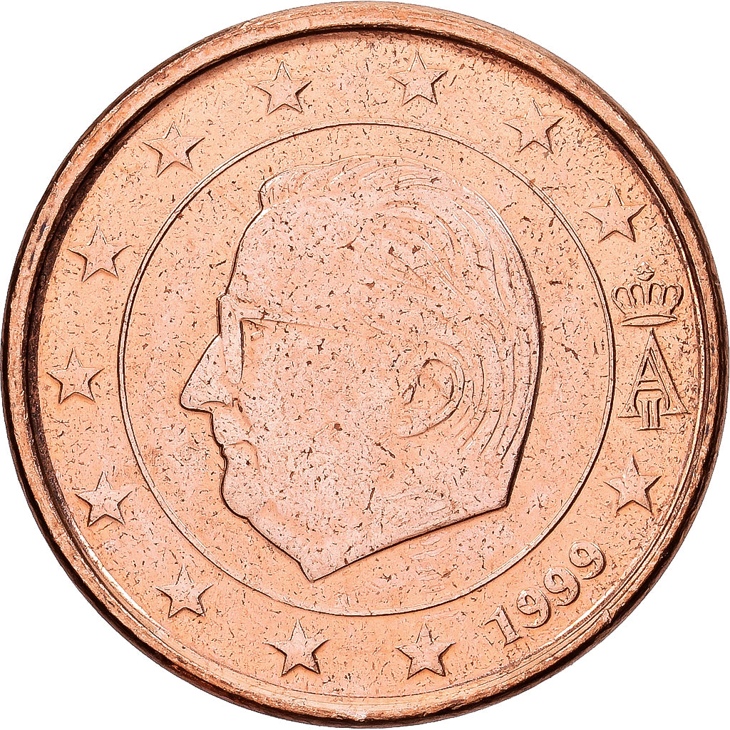 Belgio, Albert II, Euro Cent, 1999, Brussels, Acciaio placcato rame, SPL, KM:224