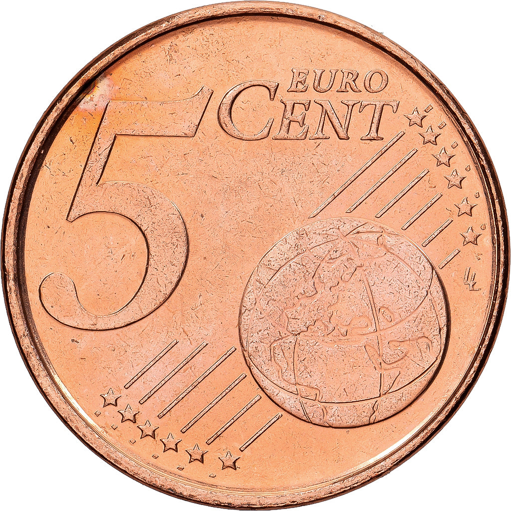 Belgium, Albert II, 5 Euro Cent, 1999, Brussels, Copper Plated Steel, MS(60-62)