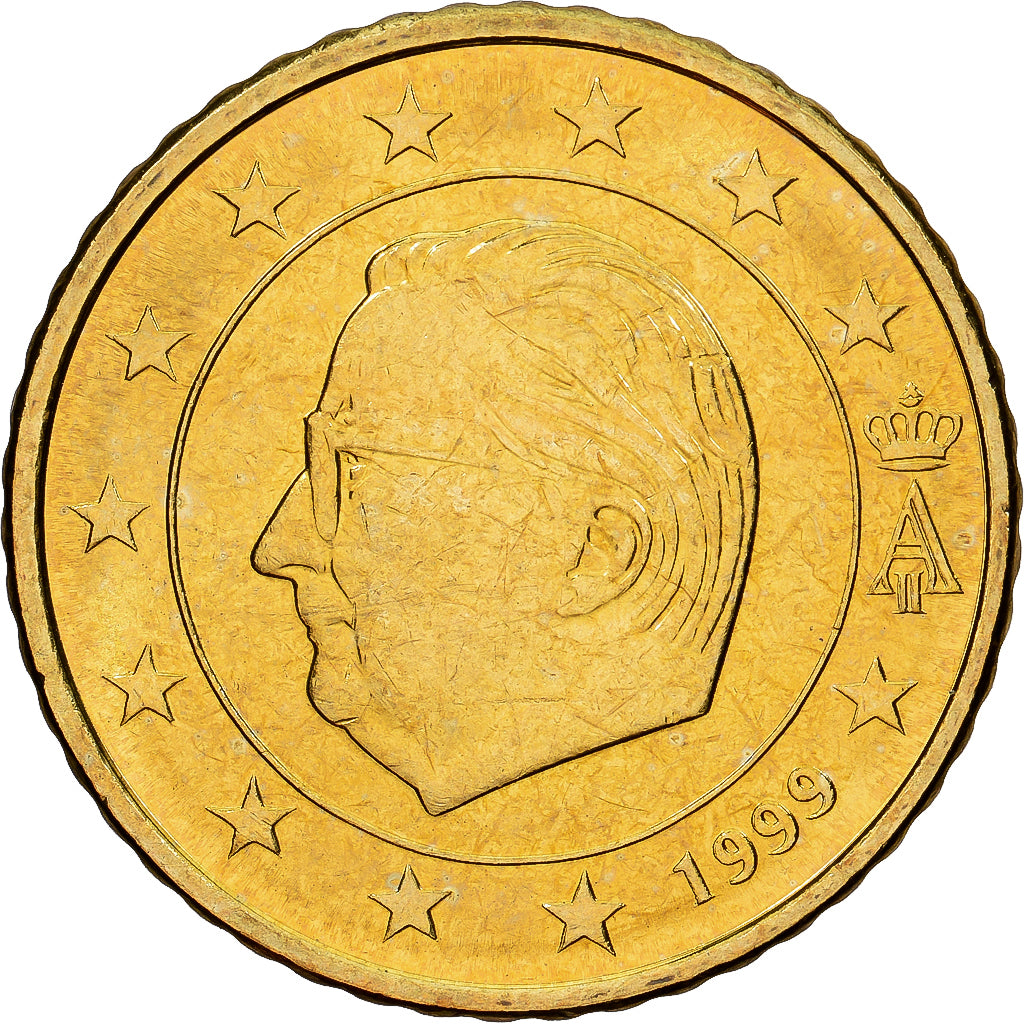 Belgique, Albert II, 50 Euro Cent, 1999, Bruxelles, Laiton, SUP+, KM:229