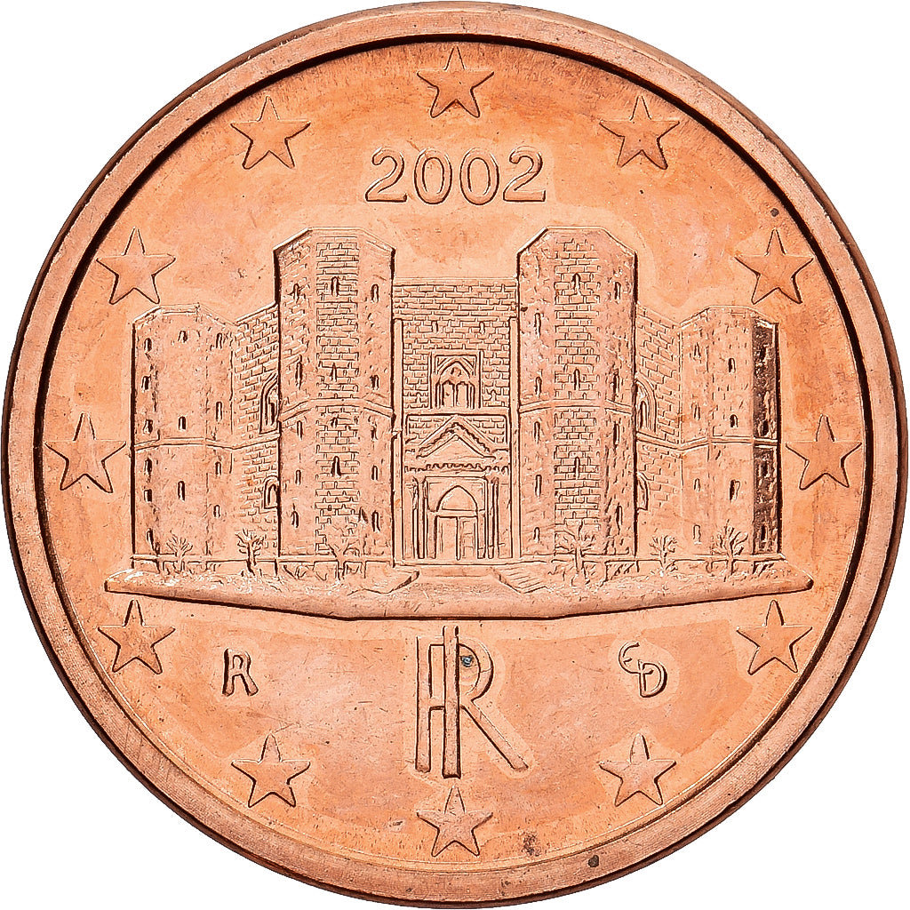 Italië, Euro Cent, 2002, Rome, Copper Plated Steel, PR+, KM:210