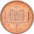 Italia, Euro Cent, 2002, Rome, Acciaio placcato rame, SPL, KM:210