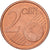 Italia, 2 Euro Cent, 2002, Rome, Acciaio placcato rame, SPL, KM:211
