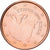 Cypr, Euro Cent, 2008, Miedź platerowana stalą, MS(60-62), KM:78