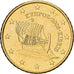Chipre, 50 Euro Cent, 2008, Latão, MS(60-62), KM:83
