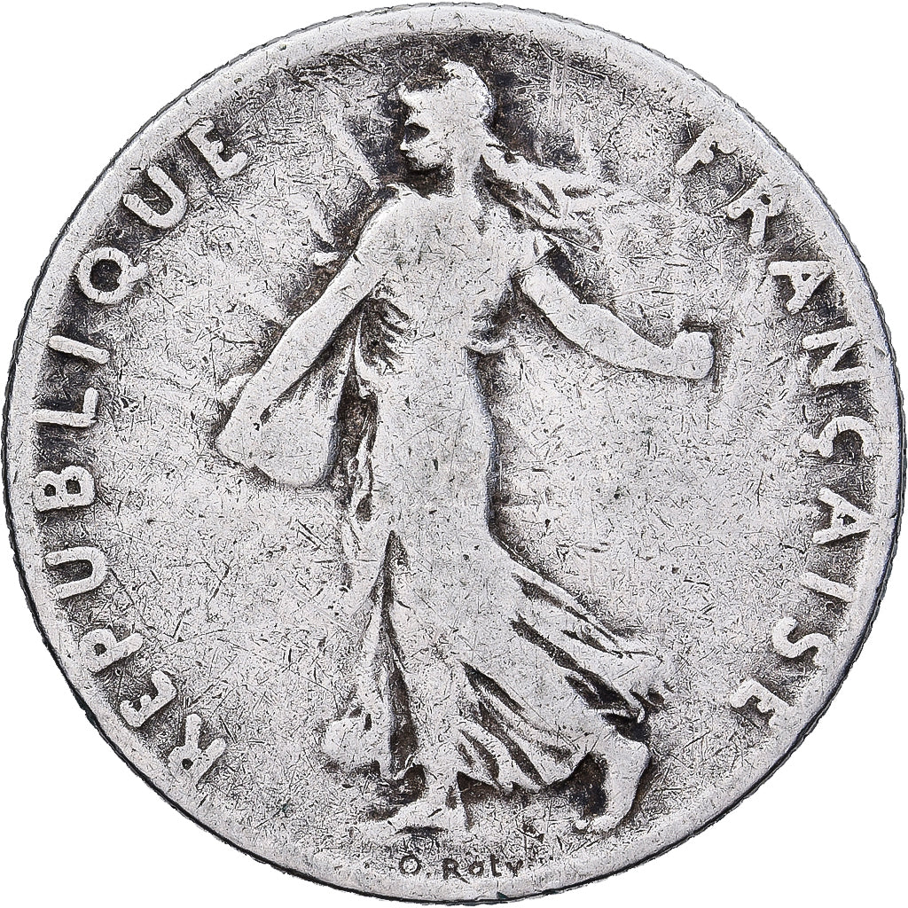 France, 50 Centimes, Semeuse, 1903, Paris, Silver, VF(20-25), Gadoury:420