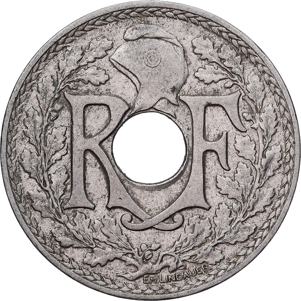 France, 25 Centimes, Lindauer, 1914, Paris, Nickel, EF(40-45), Gadoury:379