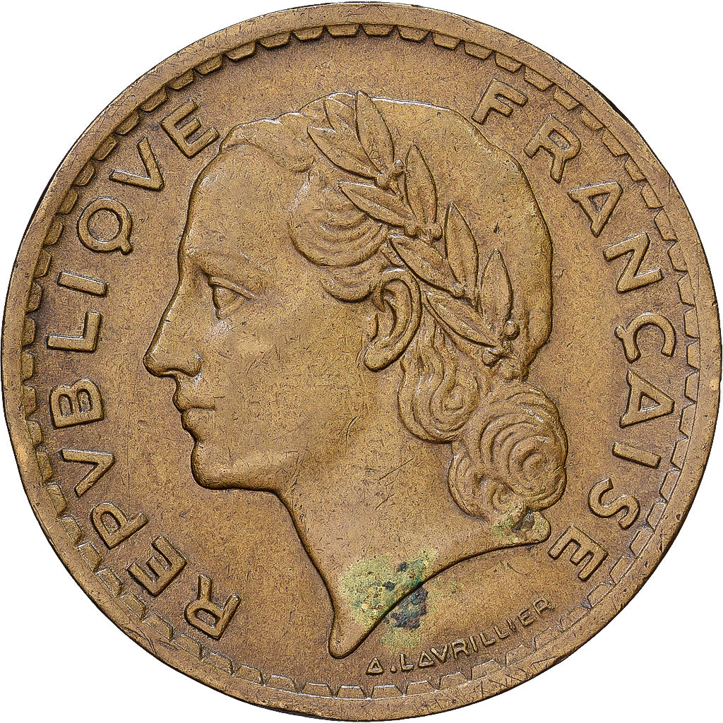 France, 5 Francs, Lavrillier, 1940, Paris, Bronze-Aluminium, TTB+, KM:888a.1