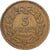Francia, 5 Francs, Lavrillier, 1940, Paris, Alluminio-bronzo, BB+, KM:888a.1