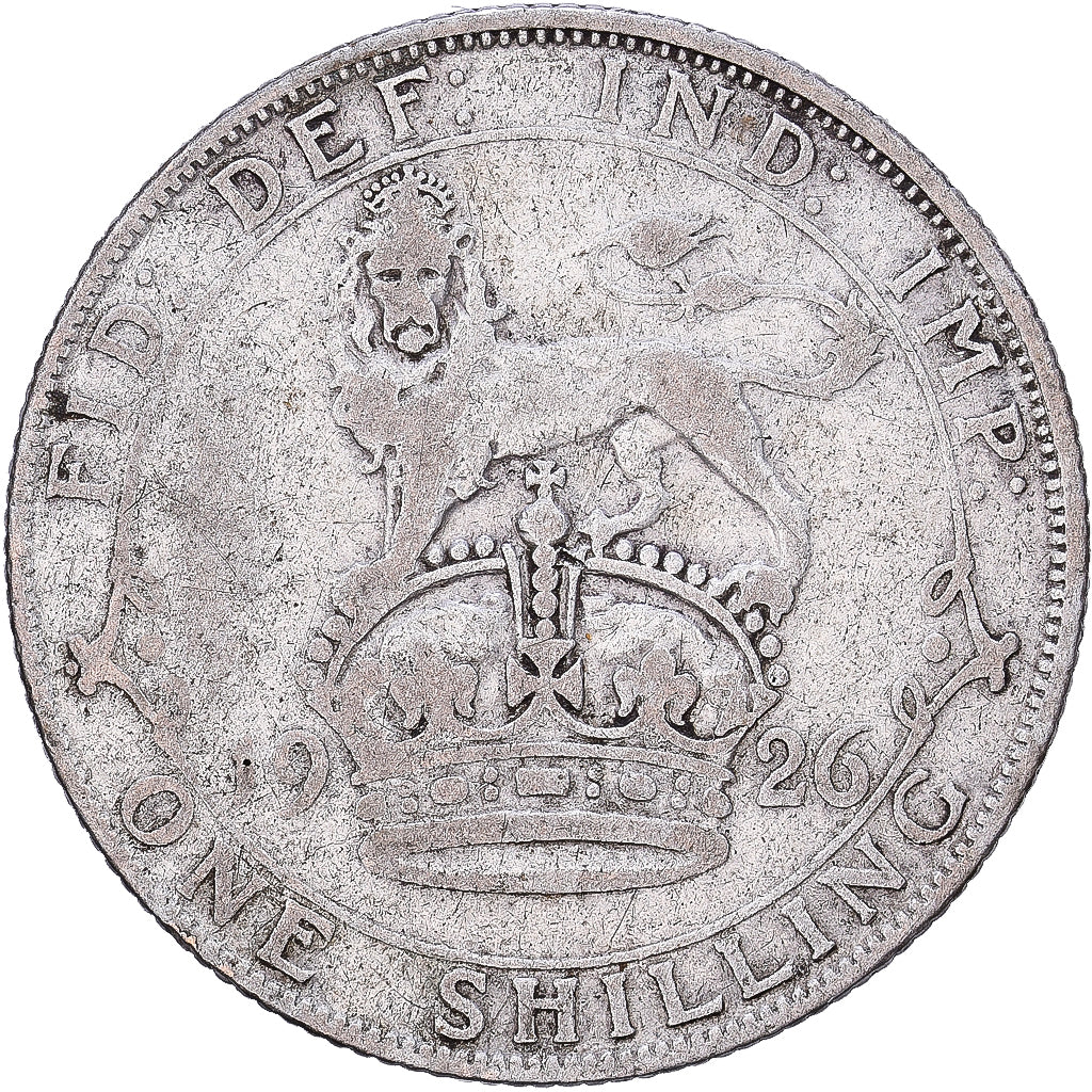 Großbritannien, George V, Shilling, 1926, Silber, S+, KM:816a