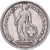Suiza, 2 Francs, 1906, Bern, Plata, BC+, KM:21