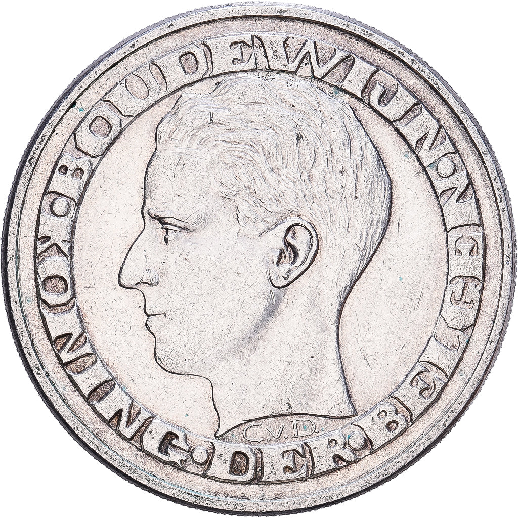 Bélgica, Baudouin I, 50 Francs, 50 Frank, 1958, Brussels, Plata, EBC, KM:151.1