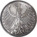 République fédérale d'Allemagne, 5 Mark, 1951, Munich, Argent, TTB+, KM:112.1