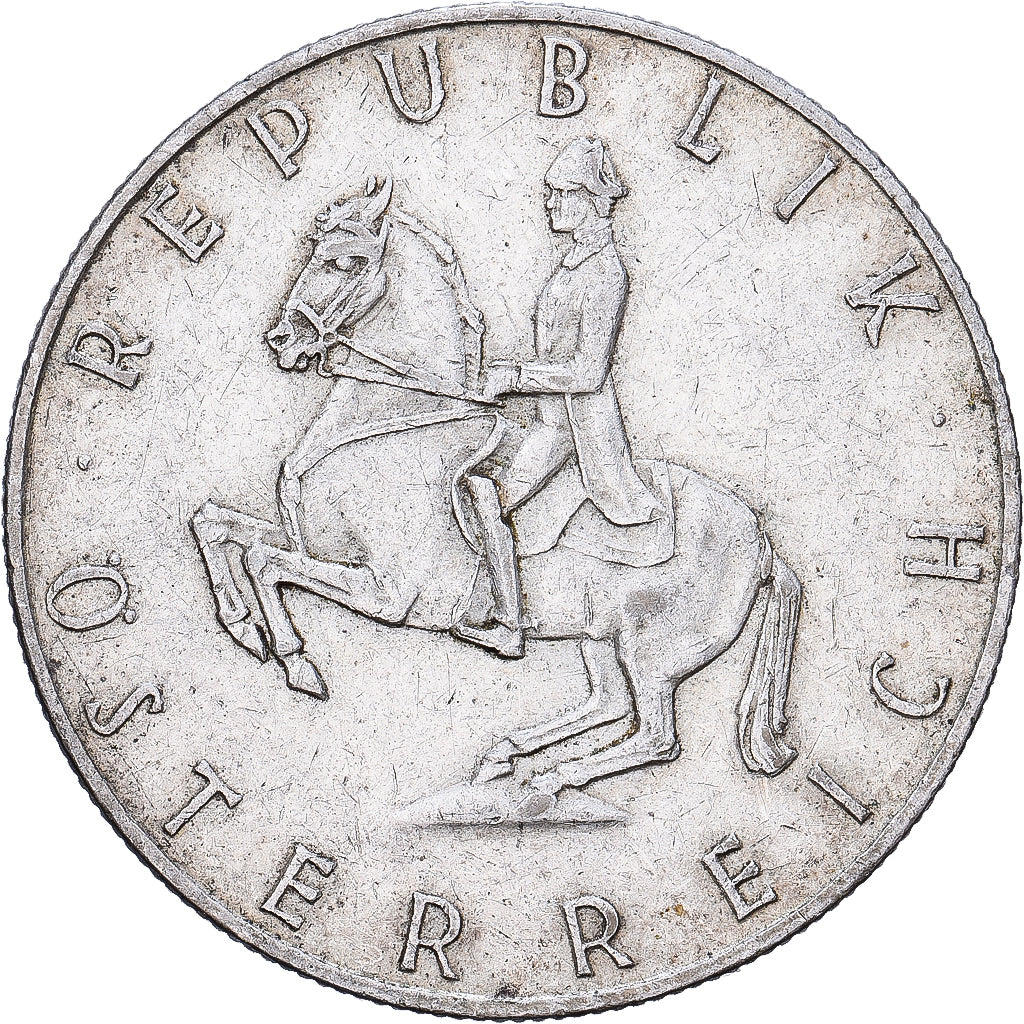 Austria, 5 Schilling, 1961, Plata, MBC, KM:2889