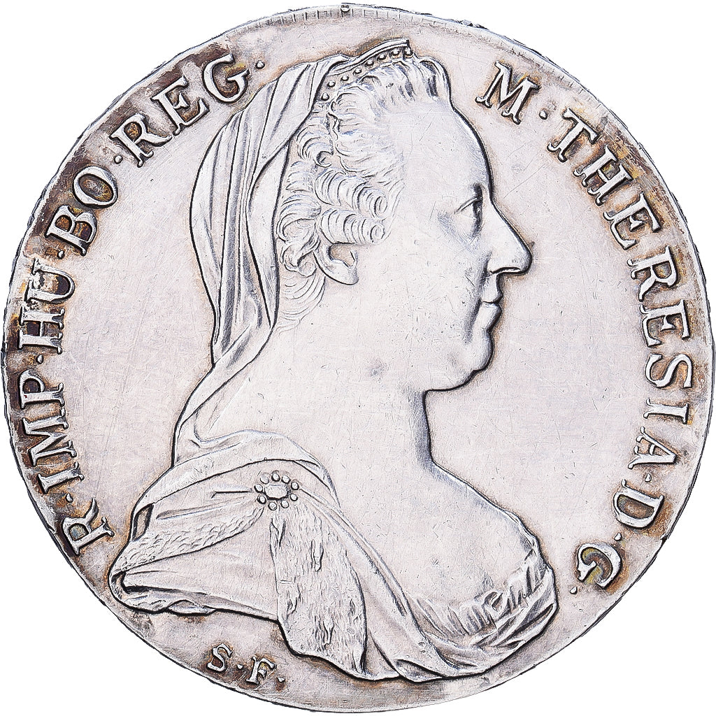 Autriche, Joseph II, Thaler, 1780, Refrappe, Argent, SUP, KM:T1