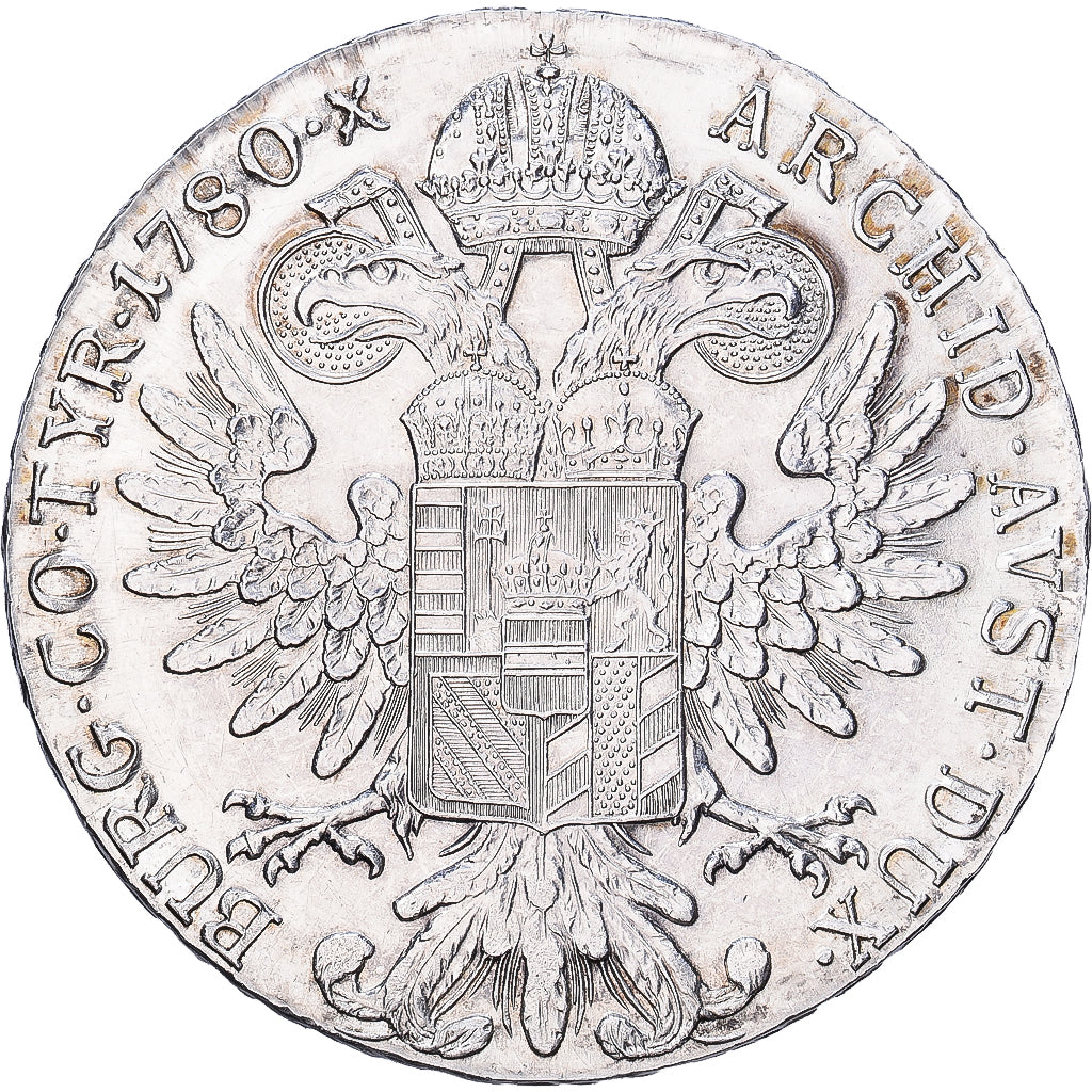 Autriche, Joseph II, Thaler, 1780, Refrappe, Argent, SUP, KM:T1