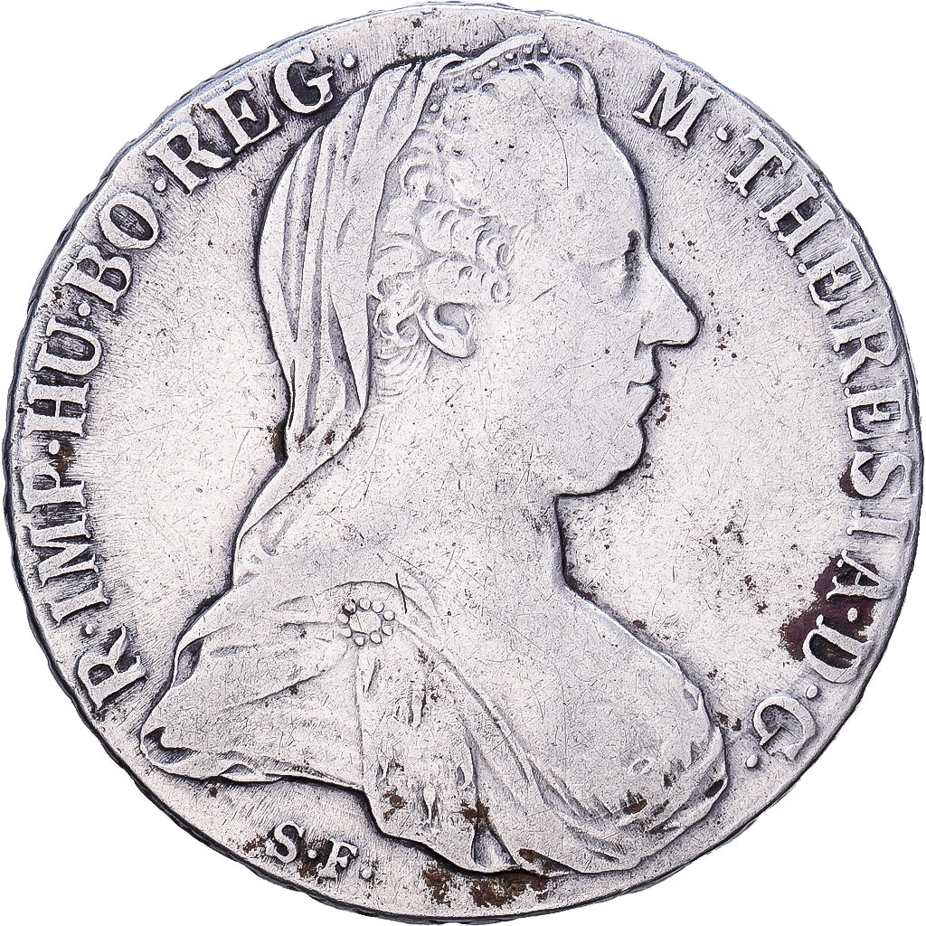 Autriche, Joseph II, Thaler, 1780, Refrappe, Argent, TTB, KM:T1