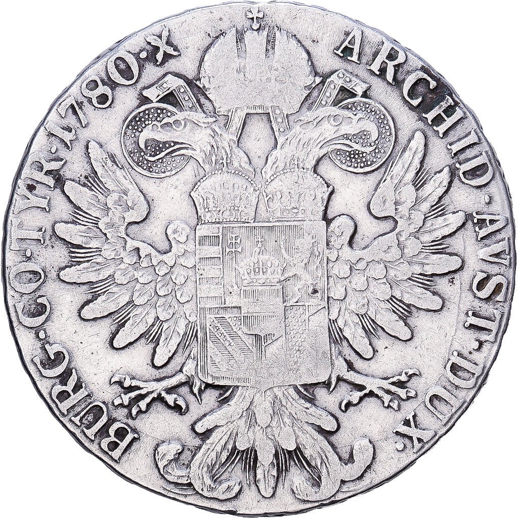Autriche, Joseph II, Thaler, 1780, Refrappe, Argent, TTB, KM:T1