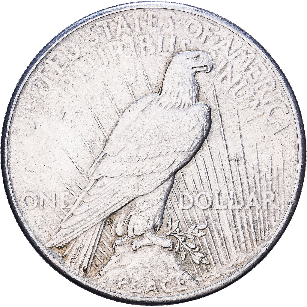 United States, Dollar, Peace, 1925, U.S. Mint, Silver, AU(50-53), KM:150