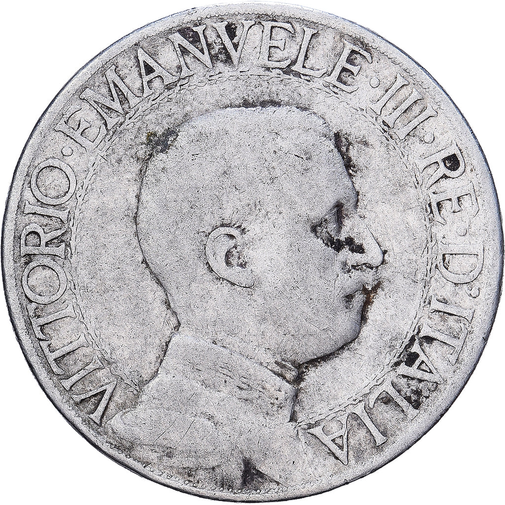 Italy, Vittorio Emanuele III, Lira, 1913, Rome, Silver, VF(30-35), KM:45
