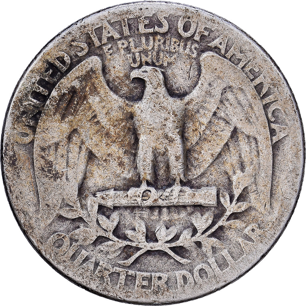 Estados Unidos, Quarter, Washington, 1935, U.S. Mint, Plata, BC+, KM:164