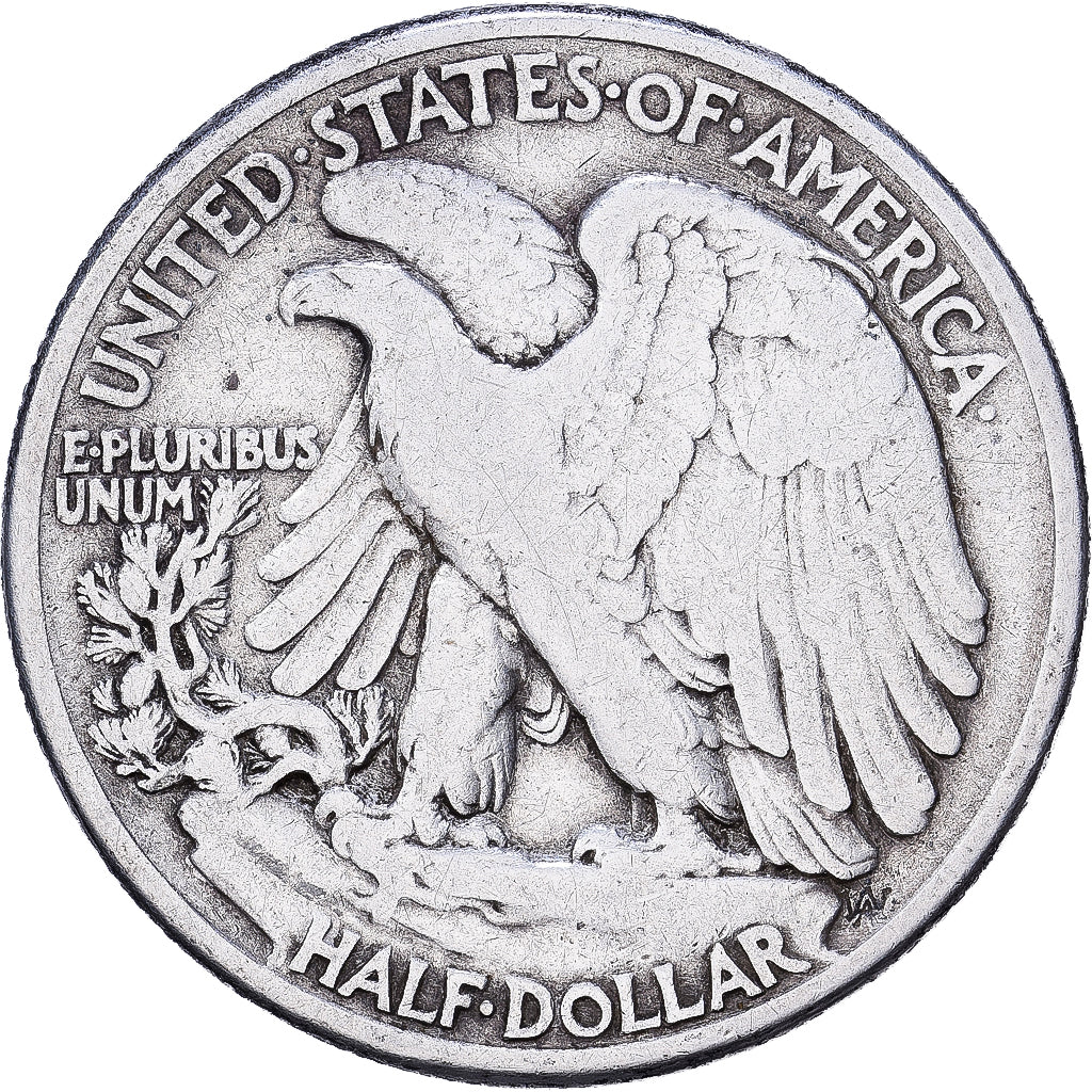 United States, Half Dollar, Walking Liberty, 1944, U.S. Mint, Silver, VF(30-35)