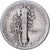 Estados Unidos da América, Dime, Mercury, 1918, U.S. Mint, Prata, VF(30-35)