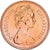 Grã-Bretanha, Elizabeth II, New Penny, 1972, British Royal Mint, BU, Bronze