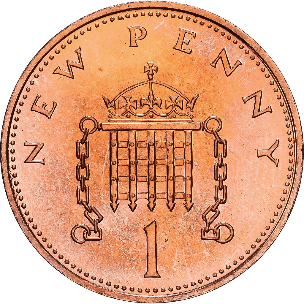 Groot Bretagne, Elizabeth II, New Penny, 1972, British Royal Mint, BU, Bronzen