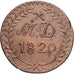 Francia, Louis XVIII, 30 Sous, Mines d'Aniche, 1820, Cobre, EBC, Mazard:779