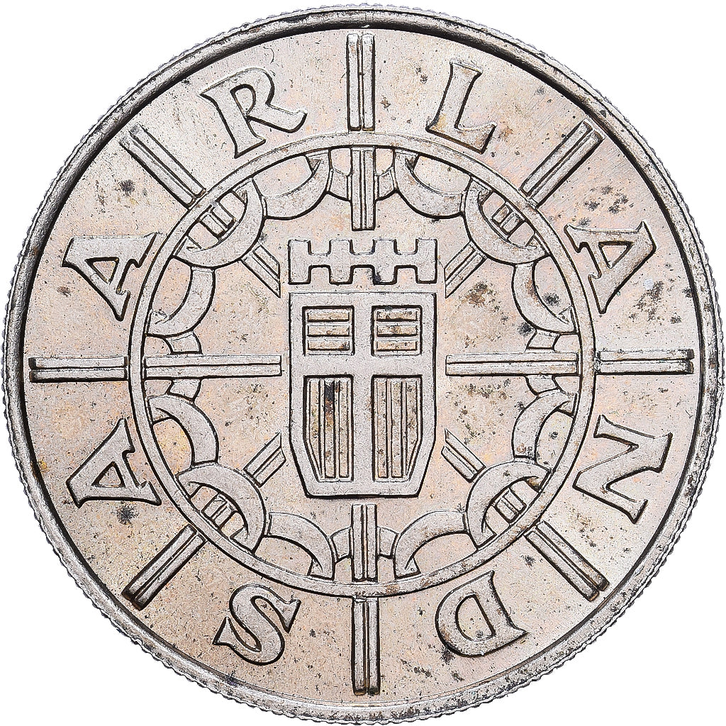 SARRE, 100 Franken, 1955, Paris, Cobre-níquel, MS(60-62), KM:4