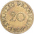 SARRE, 20 Franken, 1954, Paris, Alumínio-Bronze, AU(55-58), Gadoury:2, KM:2