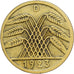 Deutschland, Weimarer Republik, 5 Rentenpfennig, 1923, Munich, Aluminum-Bronze