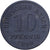 Empire allemand, 10 Pfennig, 1918, Zinc, TTB, KM:26
