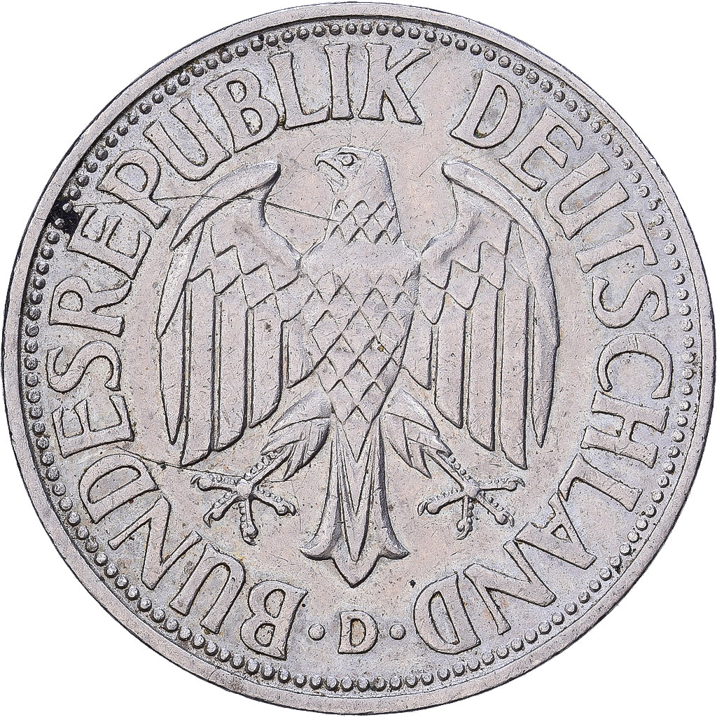 Bundesrepublik Deutschland, Mark, 1950, Munich, Kupfer-Nickel, SS, KM:110