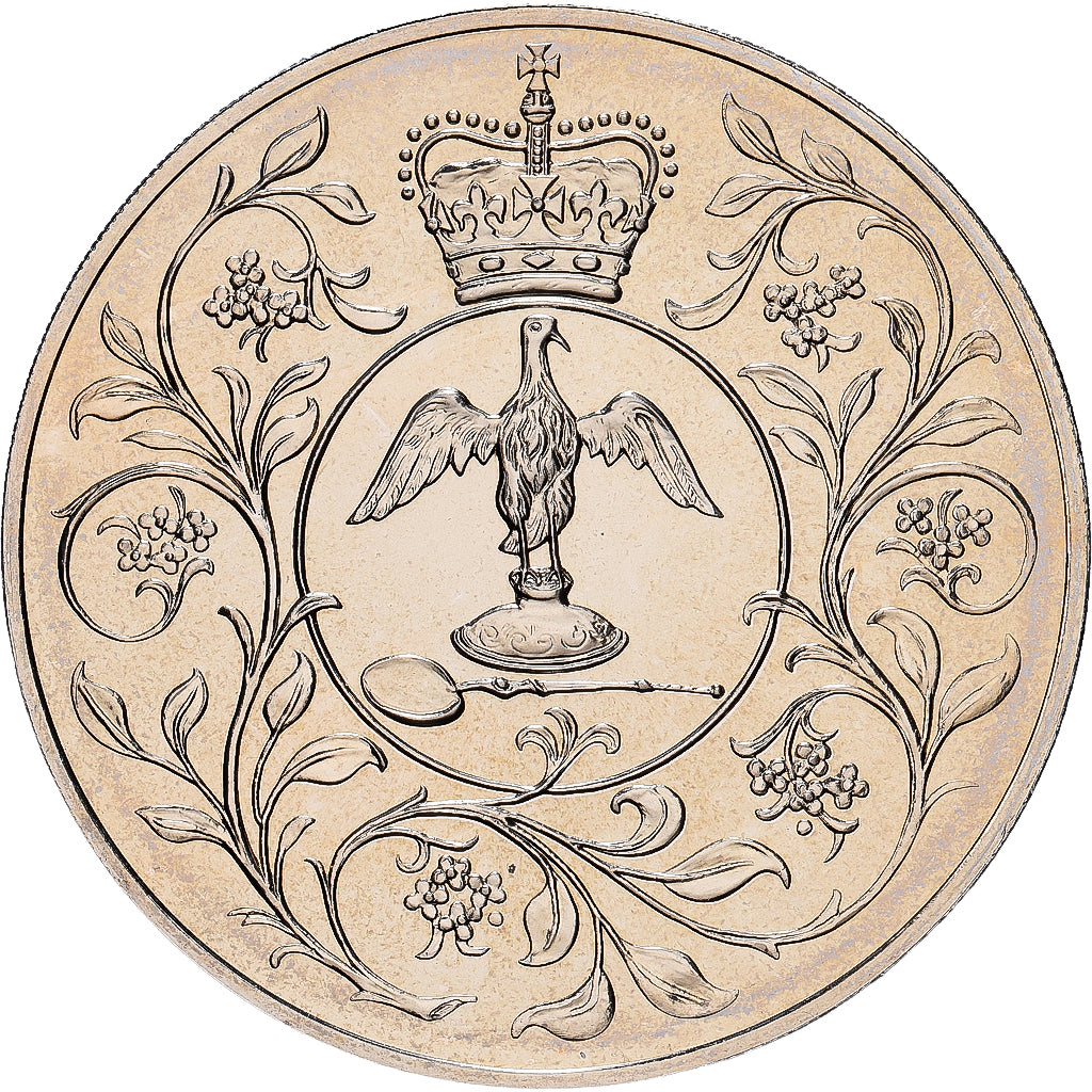 Great Britain, Elizabeth II, 25 New Pence, 1977, BU, Copper-nickel, MS(65-70)