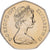 Wielka Brytania, Elizabeth II, 50 New Pence, 1977, BU, Miedź-Nikiel, MS(65-70)