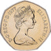 Großbritannien, Elizabeth II, 50 New Pence, 1977, BU, Kupfer-Nickel, STGL