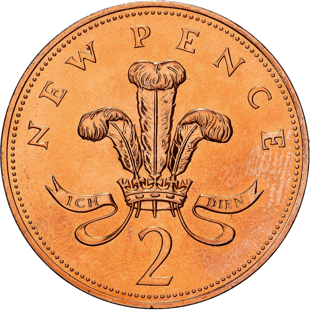Großbritannien, Elizabeth II, 2 New Pence, 1977, BU, Bronze, STGL, KM:916