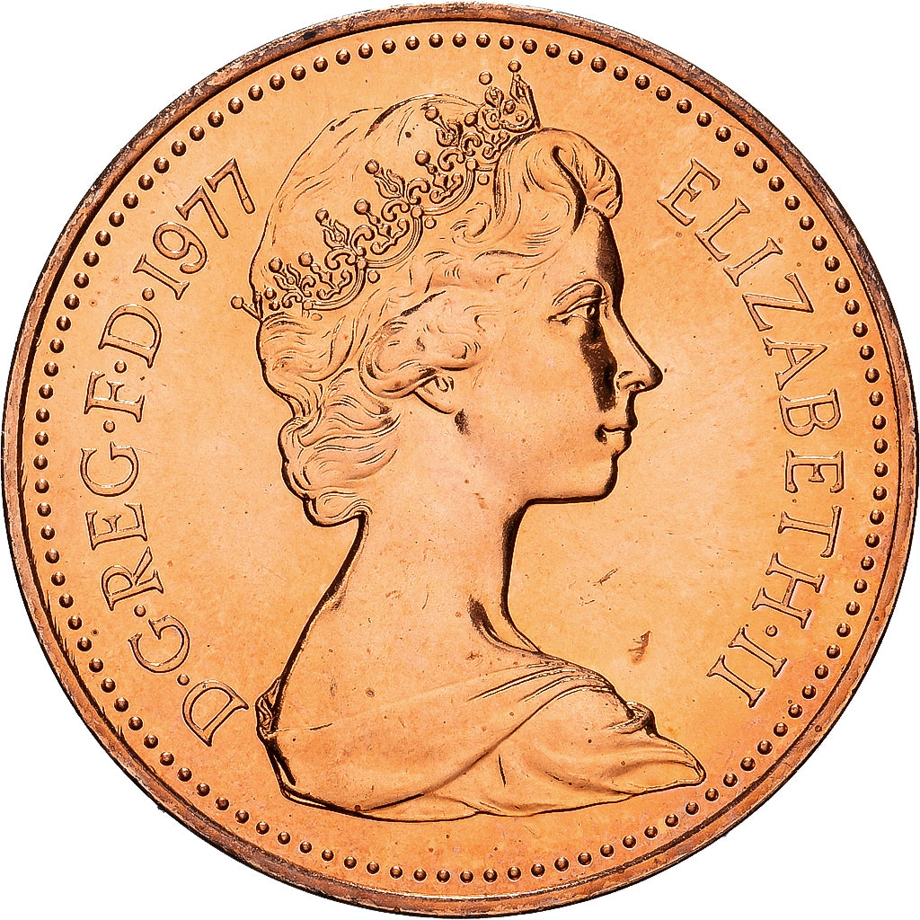 Großbritannien, Elizabeth II, New Penny, 1977, BU, Bronze, STGL, KM:915