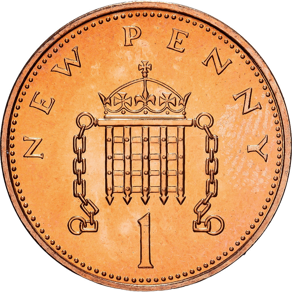 Großbritannien, Elizabeth II, New Penny, 1977, BU, Bronze, STGL, KM:915