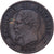 França, Napoleon III, 2 Centimes, 1855, Strasbourg, Bronze, VF(30-35)