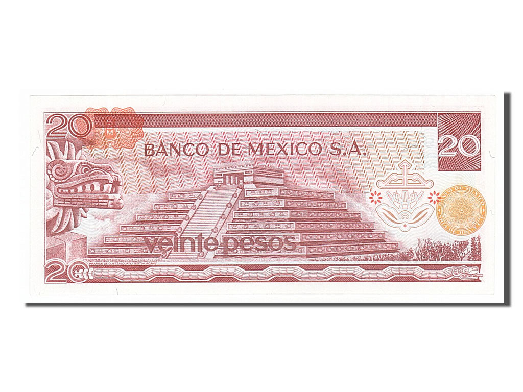 Banknote, Mexico, 20 Pesos, 1977, 1977-07-08, UNC(65-70)
