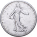 Francia, 2 Francs, Semeuse, 1916, Paris, Argento, BB+, Gadoury:467, KM:845.1