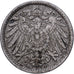 DUITSLAND - KEIZERRIJK, Wilhelm II, 5 Pfennig, 1905, Karlsruhe, Cupro-nikkel