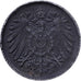 ALEMANIA - IMPERIO, 5 Pfennig, 1918, Hierro, BC+, KM:19