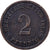 NIEMCY - IMPERIUM, Wilhelm II, 2 Pfennig, 1913, Munich, Miedź, EF(40-45), KM:16